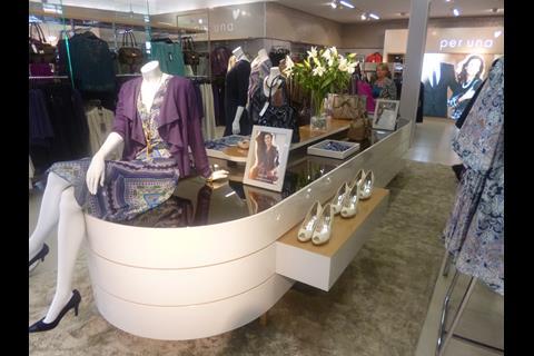 New womenswear department at Marks and Spencer Oxford Street